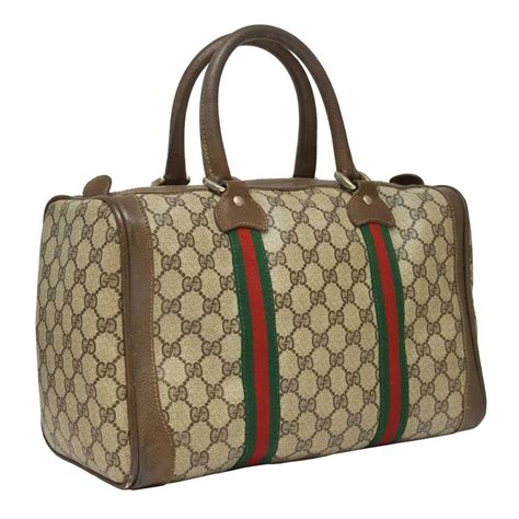 gucci monogram boston bag|Gucci monogram tote bag.